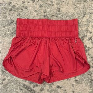 Free People Movement The Way Home Shorts Red
